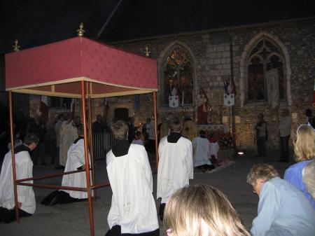 Procession du Saint-Sacrement à Thiberville